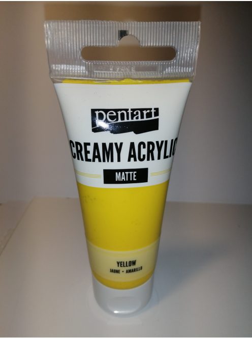 Yellow - cream acrylic paint 60 ml