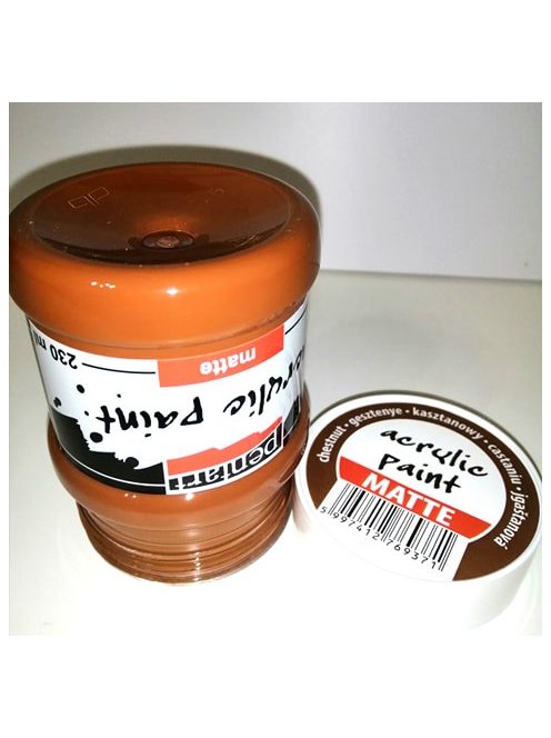 Chestnut - Matt acrylic paint 230 ml