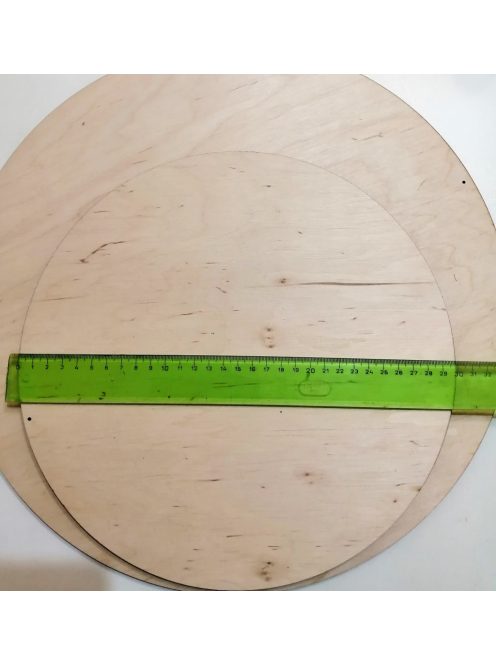 30 cm diameter wooden circle base