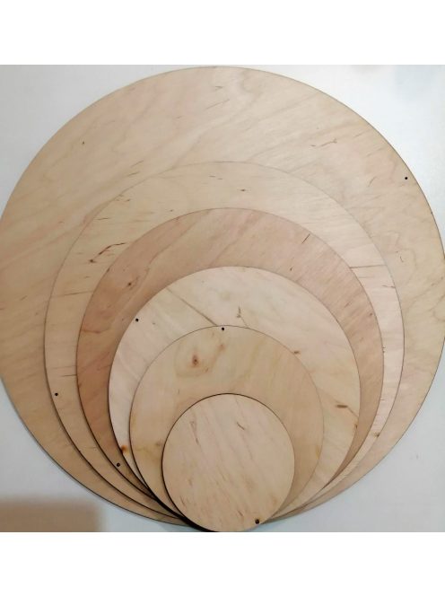 35 cm diameter wooden circle base