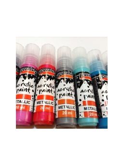 Metallic Acrylic Paints - 20 ml